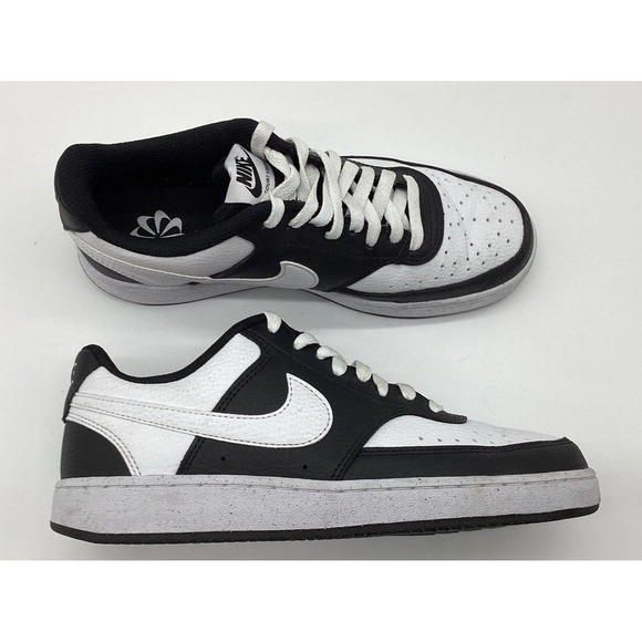 Nike Court Vision Next Nature Low Black White Size Men 6 WMN 7.5 - Picture 1 of 9